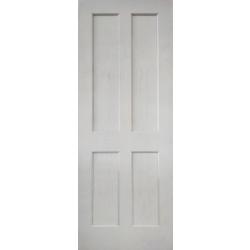 Oak Essex White Primed 4 Panel Internal Door